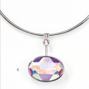 Touchstone Crystal by Swarovski GLAMOUR necklace BNIB statement look!